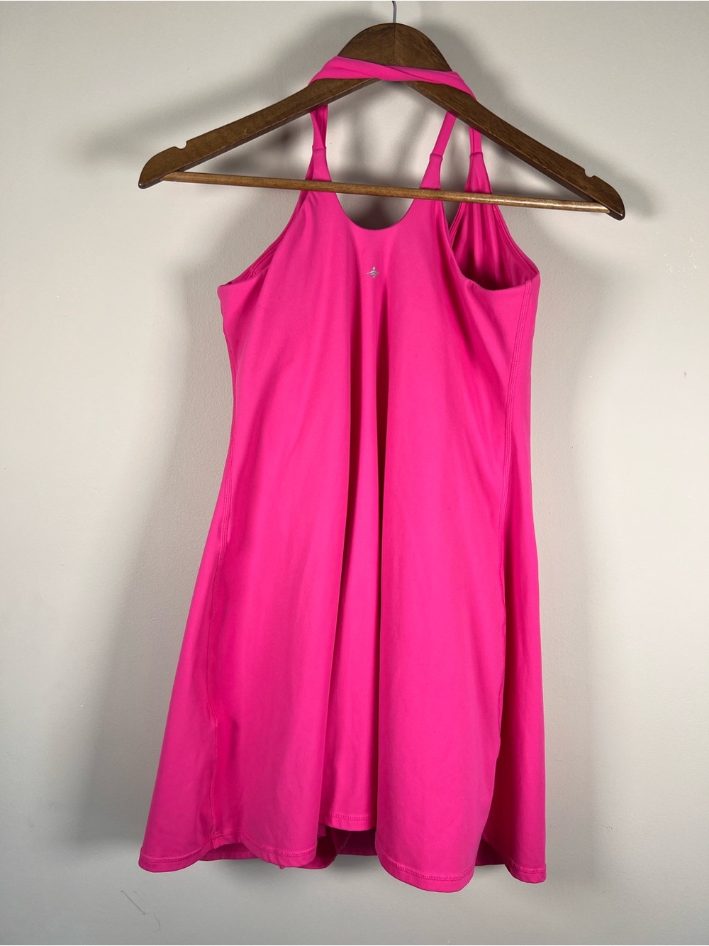 Halara SoftlyZero Pink Easy Peezy Halter Dress Size M Athleisure Tennis Yoga - Picture 2 of 9